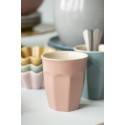 tasse a cafe rustique style campagne rose corail pourdre ib laursen