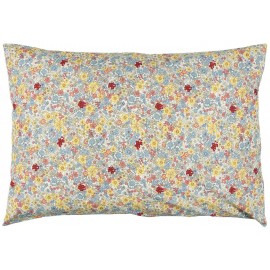 ib laursen housse de coussin coton imprime fleurs multicolores