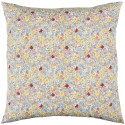 taie oreiller coton fleuri 60 x 60 cm jaune bleu rouge ib laursen