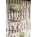 etagere murale campagne chic bois metal ib laursen retro 3161-25