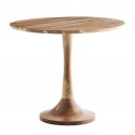 Table ronde pied central bois acacia Madam Stoltz