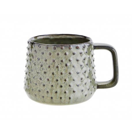 madam stoltz mug a cafe potterie vert kaki texture