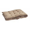 matelas banquette reversible double face fleuri madam stoltz marron