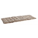 matelas banquette reversible double face fleuri madam stoltz marron