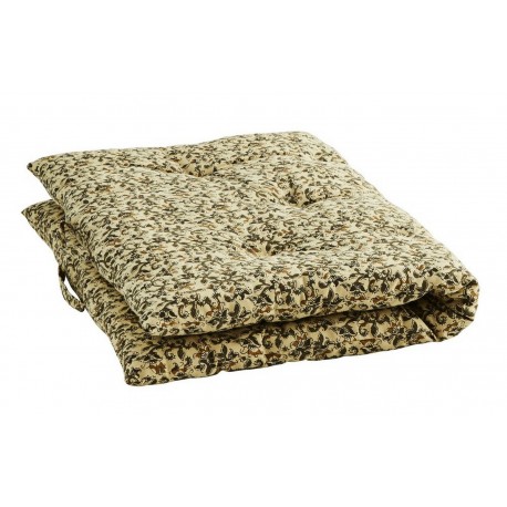 Coussin matelas coton imprimé fleuri Madam Stoltz