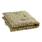 madam stoltz coussin pour fauteuil coton imprime fleuri