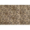 madam stoltz matelas de sol long indien coton floral beige colore