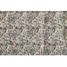 long matelas banquette double face reversible vert amande floral raye