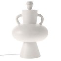 Pied de lampe de table en grès blanc écru HK Living