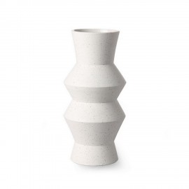 HKliving gepunktete Vase mit grafischem Design