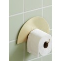 porte papier wc mural chic metal laiton hubsch