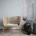 Fauteuil design rotin naturel House Doctor Coon