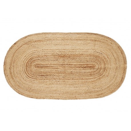 hubsch tapis ovale jute naturel 700901