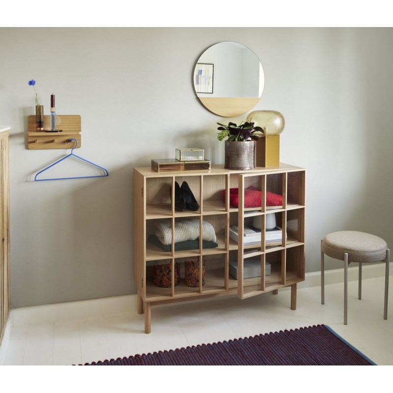 hubsch petite etagere murale bois clair style scandinave - Kdesign