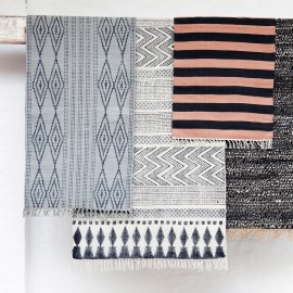 House Doctor Block Baumwollteppich