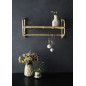 madam stoltz etagere murale bambou rustique campagne 22722N