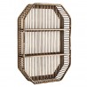madam stoltz etagere murale bois bambou rotin naturel 18Y1105