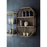 madam stoltz etagere murale bois bambou rotin naturel 18Y1105