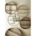 etagere murale ronde bois bambou naturel madam stoltz