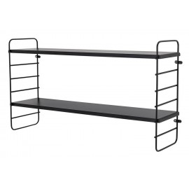 Étagère murale design Bloomingville North Shelf noir