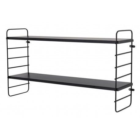 bloomingville north shelf etagere murale noire design