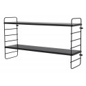 bloomingville north shelf etagere murale noire design