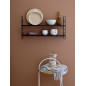 bloomingville north shelf etagere murale noire design bloomingville north shelf etagere murale noire design