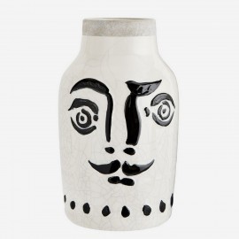 vase madam stoltz face ceramique