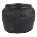 cache pot beton noir texture ib laursen cesar