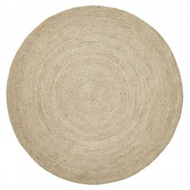 Tapis rond jute tressé Nordal