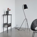 Console carree metal noir hubsch