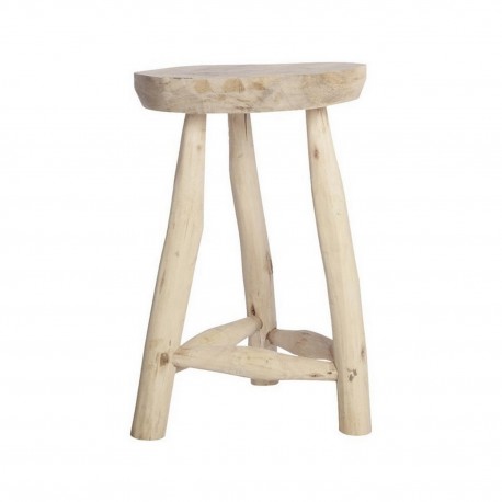 tabouret en bois brut naturel house doctor pure nature Br0132