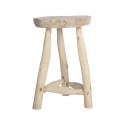 Tabouret en bois brut naturel House Doctor Pure nature