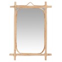 petit miroir mural rectangulaire cadre en bambou ib laursen
