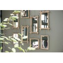 petit miroir mural cadre bambou rustique naturel ib laursen