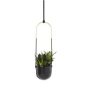 Pot de fleurs suspendu design noir Umbra Bolo Planter