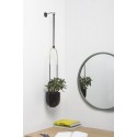 Pot de fleurs suspendu design noir umbra bolo planter