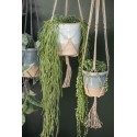 Macramé pour plantes jute naturel IB Laursen