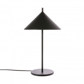 HK Living schwarze, elegante Tischlampe aus Metall