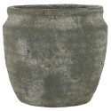 ib laursen cache pot terre cuite vieilli gris patine vert rustique