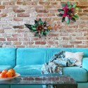 Miho Wall Flower Decoration Aurora Borealis