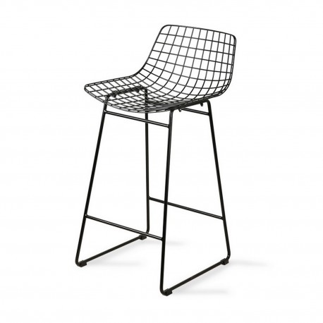 Tabouret de bar design métal filaire HK Living Wire