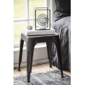 tabouret  industriel metal noir l ib laursen alex