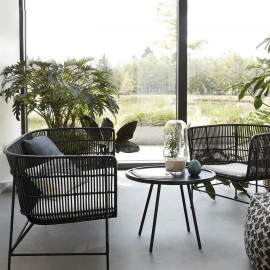 Canapé design métal rotin House Doctor Cuun