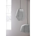 abat jour de suspension design papier de riz house doctor bidar gris