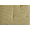 madam stoltz matelas de banquette indien reversible jaune raye fleuri