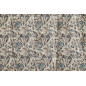 matelas indien de banquette double face raye fleuri vert