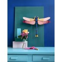 decoration murale insecte libellule studio roof giant dragonfly ttm72