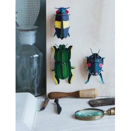 Décoration murale en carton scarabée Studio Roof