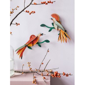 Oiseau mural Studio Roof Paradise Birds Obi (set de 2)